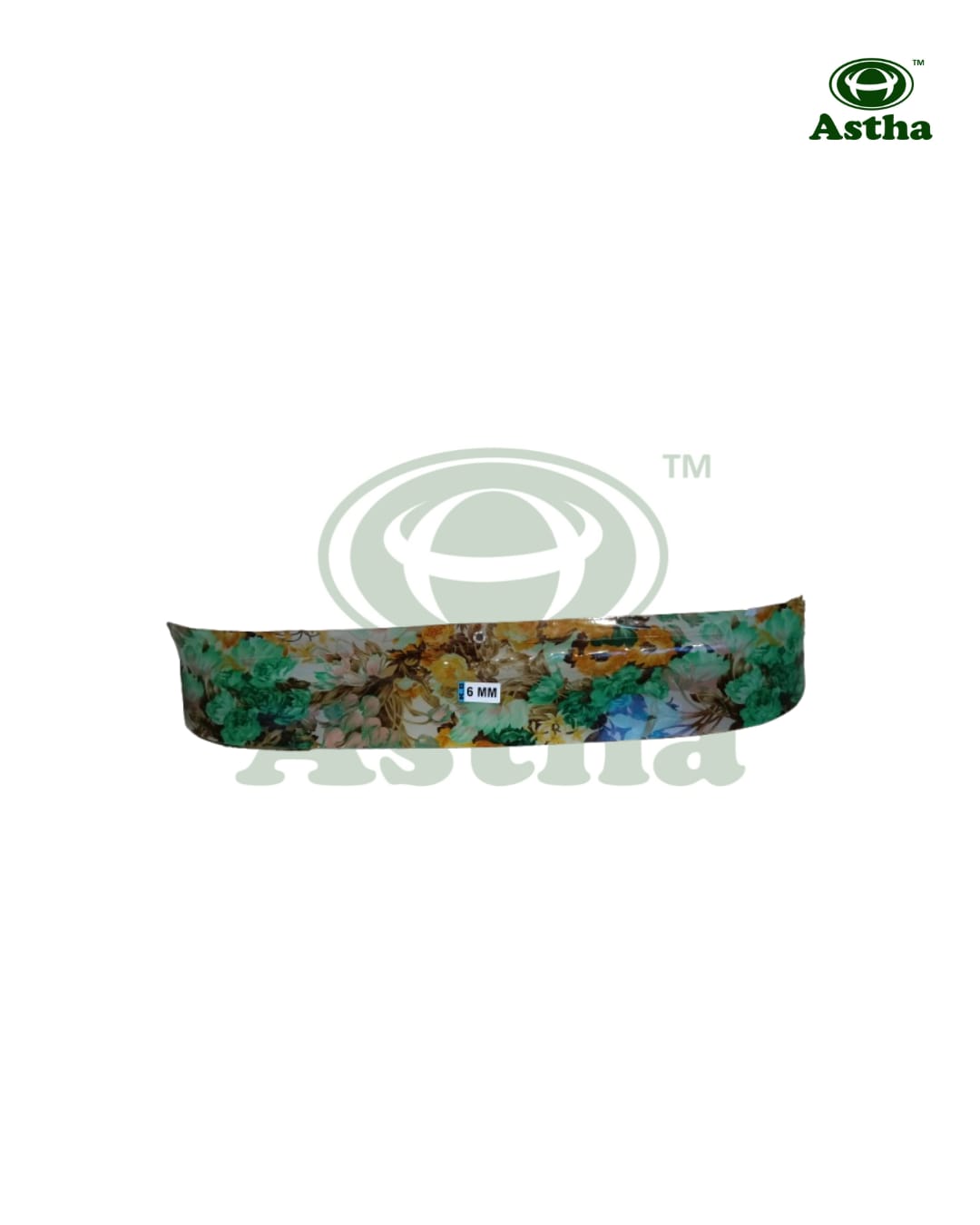 Acc. Fiber Sun Shade 6mm Green & Yellow Printed